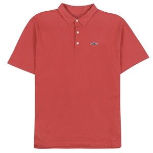 PATAGONIA Trout Fitz Roy Organic Cotton Jersey Polo Shirt